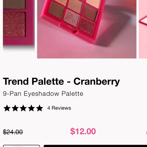 NEW Ciate London Cranberry Eyeshadow Palette - Picture 3 of 9